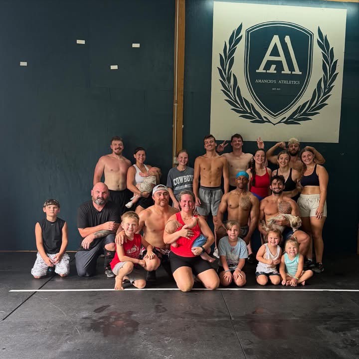 Group photo at Amancio’s Athletics